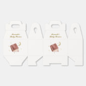 Elegant Boho Book Moon Star Baby Shower Geschenkschachtel (Ungeklappt)