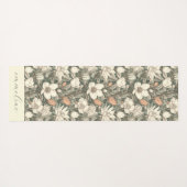 Elegant Boho Botanical Name Yogamatte (Rückseite (Horizontal))