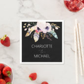 Elegant Boho Bouquet Wedding Serviette (Beispiel)