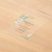Elegant Boho Brautparty Acryleinladungen (Ablage )