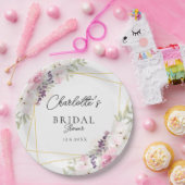 Elegant Boho Brautparty Pappteller (Party)