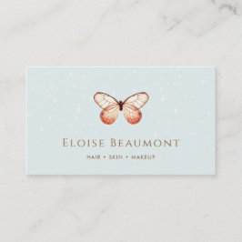 Elegant Boho Butterfly Nature Business Card Visitenkarte