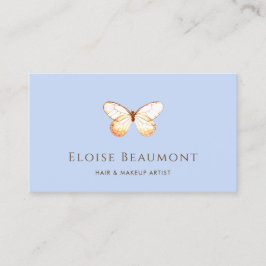 Elegant Boho Butterfly Nature Business Card Visitenkarte