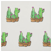 Elegant boho Cactus cacti succulents Stoff (Muster)