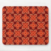 Elegant Boho Chic Blumenmuster Mousepad (Vorne)
