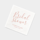 Elegant Boho Chic Brautparty Party Servietten Mit Folie (Links)