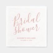 Elegant Boho Chic Brautparty Party Servietten Mit Folie (Vorderseite)