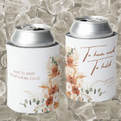 Elegant Boho-Chic Bright Bold Terracotta Wedding Dosenkühler