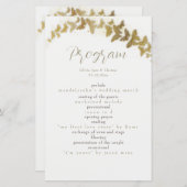 Elegant Boho Chic Gold Butterfliegen Einfache Hoch (Vorne/Hinten)