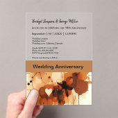 Elegant Boho Chic Hochzeitstag Acryleinladungen (Insitu (Handheld))