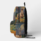 Elegant boho chic llama alpaca bedruckter rucksack (Rechts)