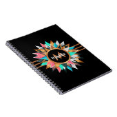 Elegant Boho Chic Personalisiert Notizblock (Rechte Seite)