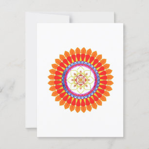 Elegant Boho Envelope Postkarte