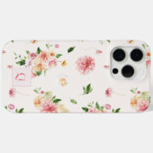 Elegant Boho Floral | Anfangsmonogramm Case-Mate iPhone Hülle (Rückseite (Horizontal))