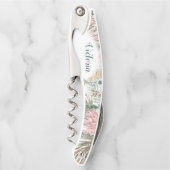 Elegant Boho Floral Bridesmaid Gevor Kellnermesser (Vorderseite)