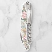 Elegant Boho Floral Bridesmaid Gevor Kellnermesser (Rückseite)