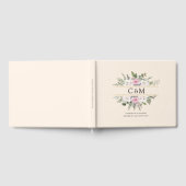 Elegant Boho Floral Gästebuch (Voll)