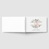 Elegant Boho Floral Gästebuch (Voll)