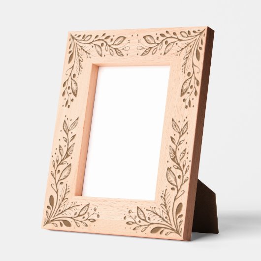 Elegant Boho Floral Geätzte Rahmen (Links)
