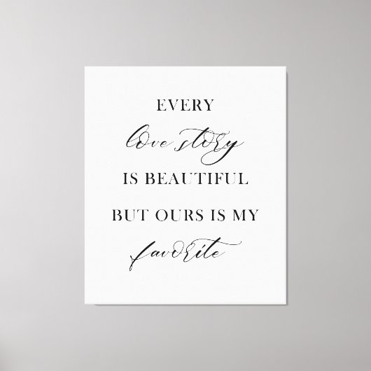 Elegant Boho Floral Wedding Tapestry Backdrop  Leinwanddruck (Vorderseite)