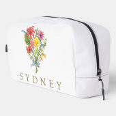 Elegant Boho Floral Wildblume Waschbeutel (Rechte Ecke)