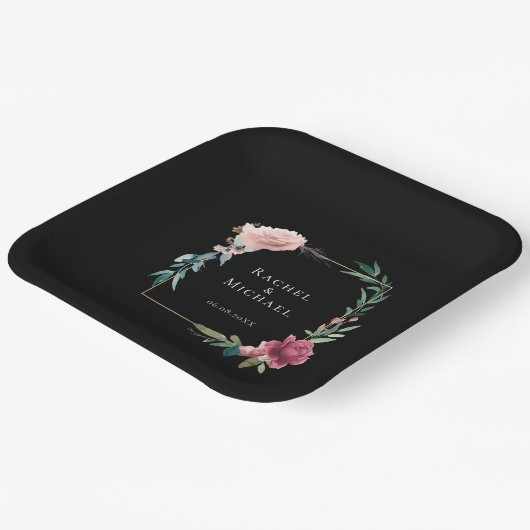 Elegant Boho Geschenkboxen Pappteller (Gewinkelt)