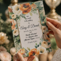 Elegant Boho Hochzeitsinvit