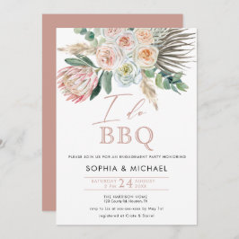 Elegant Boho I. macht GRILLEN Engagement Party Einladung