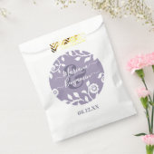 Elegant Boho Lavender Floral Personalisiert Weddin Geschenktütchen (Versiegelt)