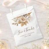 Elegant-Boho-Neutral-Liebe und DankesWedding Geschenktütchen (Ausgeschnitten)