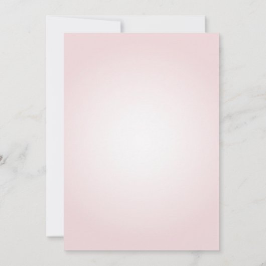 Elegant Boho Pampas Grass Dusty Pink Baby Shower Einladung (Rückseite)