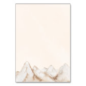 Elegant Boho Pampas Grass Moderne Hochzeit Tischnummer (Rückseite)