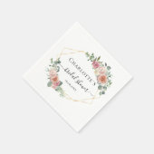 Elegant Boho Pastel Serviette (Ecke)