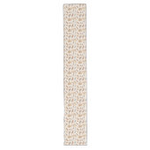 Elegant Boho Rainbow Table Runner Sunset Hues Großer Tischläufer (Vorderseite)