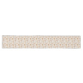 Elegant Boho Rainbow Table Runner Sunset Hues Großer Tischläufer (Horizontal)