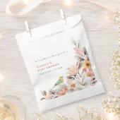 Elegant Boho Rustic Wildblume Baby Shower Geschenktütchen (Ausgeschnitten)