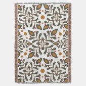 Elegant Boho Throw Blanket Decke (Vorderseite Vertikal)