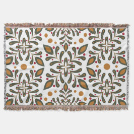 Elegant Boho Throw Blanket Decke