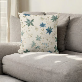 Elegant Boho Vintag Maple Blätter Blumenmuster Kissen