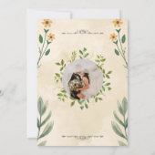 Elegant Boho Wedding Invitation – PersonInvitation Einladung (Rückseite)