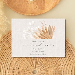 Elegant Boho Wedding Save The Date