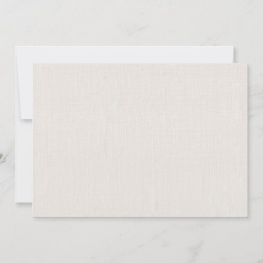 Elegant Boho Wedding Save The Date (Rückseite)