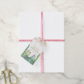 Elegant Boho Western Cactus Arch Baby Shower Geschenkanhänger (Mit Garn)