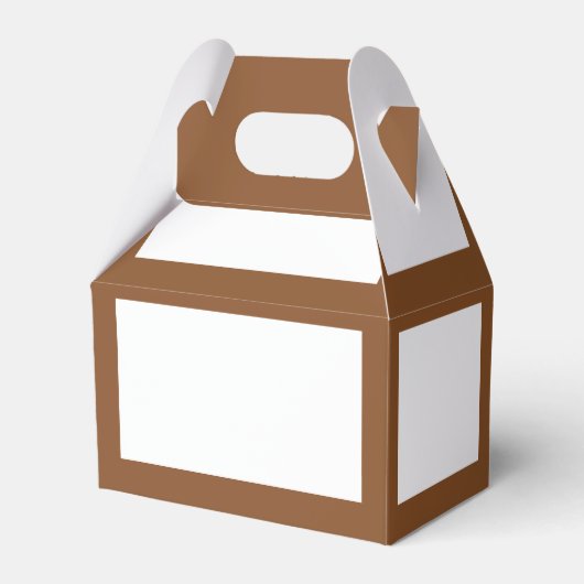 Elegant Boho Western Cowboy Wedding Geschenkschachtel (Rückseite)