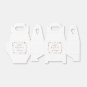 Elegant Boho Wildblume Frame Baby Dusche Geschenkschachtel (Ungefaltet)