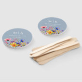 Elegant Boho Wildblume Wedding Fächer (Non-assembled)