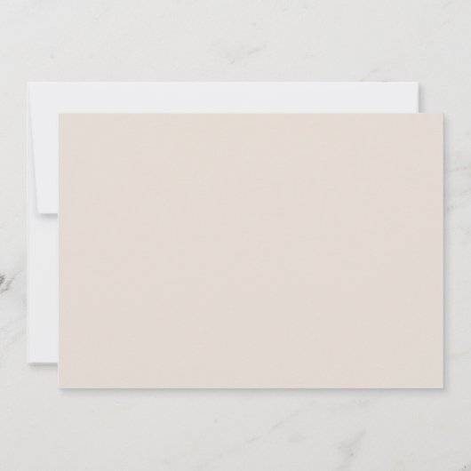 Elegant Boho Wildblume Wedding Save The Date (Rückseite)