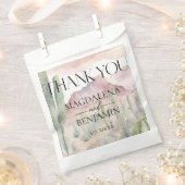 Elegant Boho Wüste Landschaft Cactus Wedding Geschenktütchen (Ausgeschnitten)