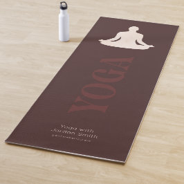 Elegant Boho Yoga Instructor Promotor Yogamatte