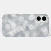 Elegant Bokeh Lights Gray Design iPhone/iPad Case (Rückseite (Horizontal))